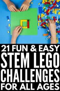 Lego Building Challenges For Kids, Lego Stem Challenges For Kids, Lego Creations For Kids, Lego Ideas For Kids, Lego Stem Challenge, Lego Club Ideas