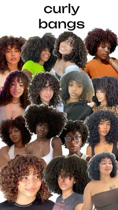 #curly #curlyhaircare #curls #bangs #bangstyle #hair #haircut #type3hair #type4hair #curlyhairideas #curlyhairstyle #coils #coilyhairstyles