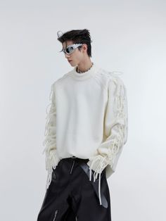 WN2963
■size(cm)





Length


Chest


Sleeve length




S


72


64


82




M


74


66


83




L


76


68


84




XL


78


70


85




 
■material
viscose rayon 50% others 50% Pleated Knit, Casual Slacks, Korean Streetwear, نظارات شمسية, Jean Vintage, Japanese Streetwear, Viscose Rayon, Rave Wear, Gothic Outfits