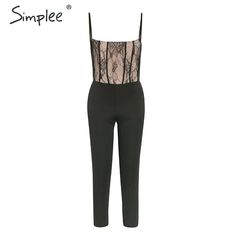 FREE SHIPPING Sexy lace mesh embroidery women jumpsuit romper High waist party ladies long jumpsuit Spaghetti strap female overalls JKP1889 Female Overalls, Outfit Jumpsuit, Party Ladies, Mesh Embroidery, Long Jumpsuit, Women Jumpsuit, Off Shoulder Jumpsuit, Flare Jumpsuit, Bodycon Jumpsuit