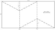 the diagram shows how to draw a rectangle in two different ways, with one line going through the center