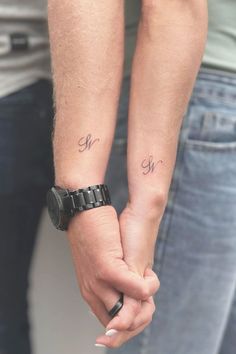 "Meaningful Couple Tattoos" Explore the diverse world of couple tattoos and find the perfect symbol of your love, ensuring your journey together is not just shared but also prominently displayed in the top choices for meaningful couple tattoos! See more ideas check out here! #meaningfulcoupletattoos #meaningfulcoupletattoo #coupletattoos Small Couple Tattoos Marriage, Couple Tattoos Fine Line, Tattoo For Spouse, Couples Tattoos Biblical, Small Marriage Tattoos, Couples Scripture Tattoos, Tiny Couples Tattoos, Small Tattoos For Couples Marriage, Biblical Couple Tattoos