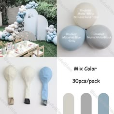 the mix color is available in various colors and sizes, including blue, grey, white, and black