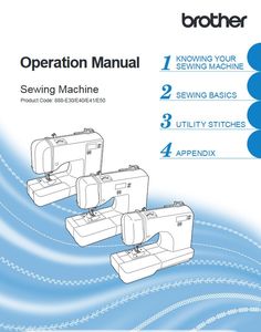 instruction manual for brother sewing machine