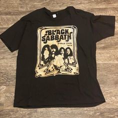 Really Good Condition. Never Worn. Black Sabbath Shirt, Black Sabbath, Band Shirts, Tee Shirts, Mens Shirts, Man Shop, Band, Clothes, Black