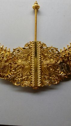 Kasumala mugappu Antique Vaddanam, Bottu Mala, Antique Haram, Antic Jewellery, 22 Carat Gold Jewellery, Bridal Necklace Designs