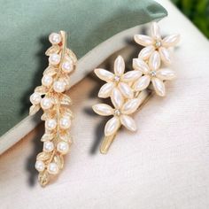 2 Pc Pearl And Crystal Hair Set 1 Pin 1 Barette Pearl Like Beads With Rhinestones. Gold And Off White 3" Length, Strong Pin Grip Jewel, Bridal Comb, Floral, Bohemian, Delicate, Romantic. Tags# Boho Trending Luxury Activewear Premium Boho Denim Streetwear Sustainable Preppy Outdoor Adventure Designer, Crop Avant Garde Sweater Bohemian Cottage Prairie Hippie Artsy Victorian Upcycle Gypsy Crochet Collectible Embroidery Sheer Sexy, Johnny Was, Spell Anthem Madewell Republic Work Feminine Girly Flowy Sort Mori Love Date Night Business Western, Free People, Anthro Cute Trendy Hipster Wedding Party College Vsco Pinterest Chic Tribal Lace Band Graphic Yoga Festival Chunky Cozy Oversized Party College, Crystal Hair Clip, Leopard Print Headband, Hipster Wedding, Denim Streetwear, Bohemian Cottage, Light Blue Knit, Luxury Activewear, Hair Set