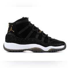 Brand New Never Been Worn Black/Metallic/Gold-White Girls Y 7 Jordan Outfit Women, Jordan 11 Outfit Women, Air Jordan Basketball Shoes, Jordan Shoes For Women, Jordan Shoes Girls, Nike Air Jordan 11, Air Jordan 11 Retro, Air Jordan Retro, Fresh Shoes