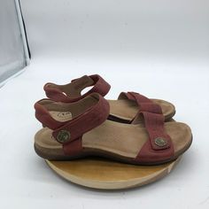 New! Taos Pioneer Sandals Womens 10 Red Leather Comfort Casual Adjustable was just added to eBay. Check it out! #eBay #eBaySeller Casual Red Sandals With Adjustable Strap, Red Sandals With Adjustable Strap And Round Toe, Casual Red Leather Sandals, Adjustable Red Sandals With Removable Insole, Red Adjustable Comfortable Sandals, Comfortable Red Adjustable Sandals, Comfortable Adjustable Red Sandals, Red Adjustable Synthetic Sandals, Adjustable Red Synthetic Sandals