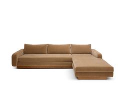 Mesa Sectional with Chaise – lawson-fenning Sectional With Chaise, House Dressing, Sectional Chaise, Lawson Fenning, White Washed Oak, Contemporary Crafts, Fabric Suppliers, American Walnut, Handmade Furniture