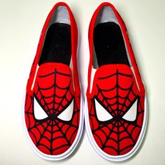 Boys Shoes Spider Man Slip On Skate Shoes Available Size Us 12-1-3-5 Red Non-slip Closed Toe Sneakers, Red Flat Sneakers For Streetwear, Fun Red Sneakers With Round Toe, Fun Red Round Toe Sneakers, Red Slip-on Canvas Shoes With Rubber Sole, Red Slip-on Sneakers With Round Toe, Red Casual Slip-on Sneakers With Rubber Sole, Red Round Toe Canvas Shoes, Red Slip-on Sneakers With Rubber Sole