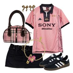 Kpop Jersey Outfit, 2000 Jersey Outfit, Dream Wardrobe Aesthetic, Summer Fits 2024, Girly Jersey Outfits, Luxury Pink Tops For Streetwear, Clothing Inspo Aesthetic, Vintage Pink Tops For Streetwear, Fashion Stylist Aesthetic