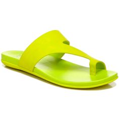 Naturalizer Women's Gen N-Bolt Slide Sandals Chartreuse Lime Size 11. From Our Gen N Collection // The New Dress Code. A Flexible, Luxe Sandal With A Slip-On Fit And Toe Loop Never Sacrifices Style For Comfort. Wear What Moves You. Slip-On Sandal With Toe Loop. Manmade Upper With A Round Toe. Flexible, Lightweight Construction With Unsurpassed Comfort. Contour+ Technology For A Premium Fit And All-Day Comfort Experience. Non-Slip Outsole With An Innovative, Ribbed All-Ways Flex Bottom That Moves Neon Yellow Sandals For Beach In Summer, Green Modern Sandals With Single Toe Strap, Modern Green Sandals With Single Toe Strap, Neon Yellow Open Toe Synthetic Sandals, Neon Yellow Synthetic Sandals For Summer, Neon Yellow Round Toe Sandals For Summer, Yellow Synthetic Toe Post Sandals, Neon Yellow Round Toe Synthetic Sandals, Casual Yellow Toe Post Sandals