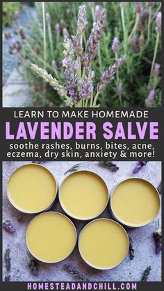 Lavender Salve, Healing Salve Recipe, Herbal Remedies Recipes, Săpunuri Handmade, Herbal Salves, Healing Salves, Natural Healing Remedies