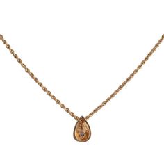 This is part of Chairish’s Fine Jewelry assortment.  Estate diamond teardrop pendant on chain. This 14 karat yellow gold teardrop pendant features a .30 carat diamond. The diamond has I2 clarity and H color. The teardrop diamond pendant comes on a 16″ 14 karat yellow gold chain. [TRES 119 P]  Dimensions .45″H x .25″W x .20″D (pendant) on a 16″ chain  Metal: 14k Gold,Yellow Gold Stone: Diamond Stone Cut: Round Cut Formal Rose Gold Teardrop Drop Necklace, Gold Teardrop Pendant Solitaire Necklace With Ethical Diamonds, Formal Teardrop 14k Gold Diamond Necklace, Formal 14k Gold Teardrop Diamond Necklace, Gold Solitaire Teardrop Pendant Necklace For Formal Occasions, Gold Solitaire Necklace With Teardrop Pendant For Formal Occasions, 14k Gold Teardrop Necklace With Single Diamond, Gold Teardrop Pendant Solitaire Necklace For Formal Occasions, Gold Teardrop Pendant With Single Diamond