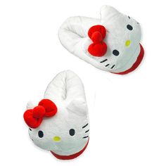 Say hello to your favorite Sanrio character with these adorable Hello Kitty 3D Plush Slippers. The soft and plush material will keep your feet warm and comfortable, while the 3D Hello Kitty design adds a touch of cuteness. The non-slip grippers on the bottom help prevent slipping and sliding, so you can move around safely. Soft and plush material for added warmth and comfort 3D Hello Kitty design for a cute and whimsical look Non-slip grippers on the bottom to prevent slipping and sliding Easy-t Hello Kitty Slippers, Hello Kitty 3d, Funny Slippers, Hello Kitty Design, Y2k Hello Kitty, Ladies Shoe, Hello Kitty Accessories, Plush Slippers, Kitty Plush