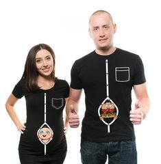 Couple Maternity Pregnancy T-Shirts Funny Burger Peeking Baby Birth Announcement Couple Photo Shoot Ideas Tee Shirts ▄▄▄▄▄▄▄▄▄▄▄▄▄▄▄▄▄▄▄▄▄▄▄▄▄▄▄▄▄▄▄▄▄▄▄▄▄▄▄▄▄▄▄▄▄▄▄▄▄▄<<<<ATTENTION>>>>>>: Listing is for 2 T-Shirts ####Men's T-shirt#### -100% Cotton -Crew Neck, Short Sleeve -Unisex T-shirt-Machine WashableCOLOR: BLACK, available sizes - S, M, L, XL ,XXL,XXXLCOLOR: Gray, available sizes - S, M, L, XL,XXL,XXXLPlease check 3rd image#### PREGNANCY T-SHIRT####Key Features:❤ 97% Cotton 3% Spandex tee ❤ Couple Photo Shoot Ideas, Funny Burger, Couple Maternity, Baby Announcement Shirts, Photo Shoot Ideas, Couple Tees, T Shirts Funny, Pregnancy Announcement Shirt, Maternity Tees