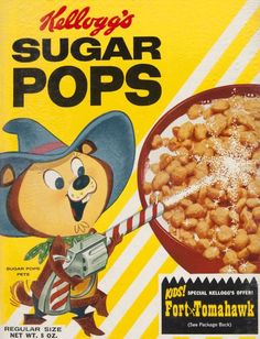 Corn Pops Cereal, Pops Cereal, Cereal Kelloggs, Vintage Cereal, Cereal Packaging, Cereal Brands, Corn Pops, Cereal Killer