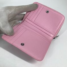 ◆100% (Genuine)◆ Iem No. G-240325-96 Brand BALENCIAGA Model number 674847 Item Folded wallet Model Compact zip Line Compact wallet Gender Women Color Light pink Material leather Accessories Storage box, storage bag Size cm (approx.): W12 x H9inch (approx.): W4.7 x H3.5Card pocket x 10 Item Rank A rank Condition 【Outside】 (Surface) Scratches, Stain, Rubbing 【Inside/Other】(Inner) Scratches, Stain If you have any questions about the product details, please contact us at any time. I will update item description for you. BALENCIAGA 674847 Folded wallet Compact zip Light pink Women JASH Mark certification What is the JASH Mark? "JASH" is an abbreviation for "Japan ".It means that the mark certifies that the item is a " item sold by an honest Japanese company". We are a certified store Only store Cheap Pink Wallets For Everyday, Cheap Pink Casual Wallets, Modern Pink Wallets At Affordable Prices, Cheap Pink Wallets With Card Slots, Cheap Pink Bag With Interior Card Slots, Cheap Pink Wallets For School, Luxury Designer Pink Wallets, Cheap Modern Pink Wallets, Cheap Playful Pink Wallets