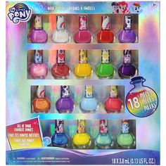 PRICES MAY VARY. KIT INCLUDES : 18 Nail Polish Bottles With Glittery And Opaque Colors. Shades Include: Pink, Yellow, Green, Orange, Sky Blue, Dark Blue, Red and More! Get Creative by Mixing and Matching. MADE FOR CHILDREN AGES 3 AND UP : Our Nail Polish Set Are Carefully Designed for Girls Ages 3+. Our Non-toxic, Non-irritating, Water-based Formula Makes Our Polishes Kids Friendly and Safe for Your Young Ones Aged Three Years and Older. EASY TO APPLY : Polish Enables Little Girls To Explore Fas Jojo Hair, Safe Nail Polish, Kids Nail Polish, Jojo Siwa Birthday, Quick Dry Nail Polish, Rose Glitter, Glitter Lip, Dry Nails Quick, Neon Rose