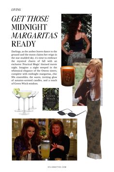 an article in the magazine about how to get those midnight margaritas ready