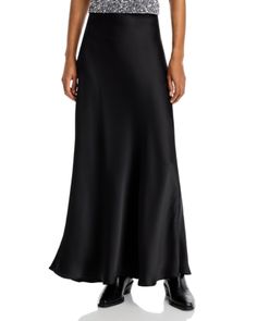 Steve Madden Jeannie Maxi Skirt Black Satin Maxi Skirt, Satin Maxi Skirt, Satin Maxi, Black Satin, Steve Madden, Womens Bottoms, Maxi Skirt, Top Brands, Relaxed Fit