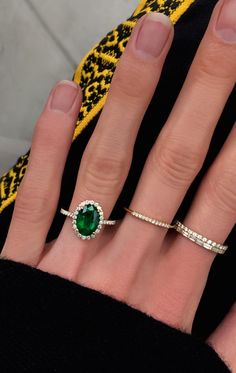 14kt gold and diamond solitaire chrome green tourmaline eternity ring with halo - Luna Skye Luna Skye Jewelry, Ruby Eternity Ring, Green Engagement Rings, Emerald Eternity Ring, Ring With Halo, Luna Skye, Emerald Eternity Band, Chrome Green, Chrome Tourmaline