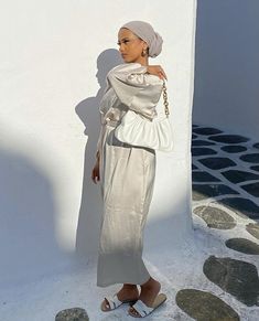 Ramadan Fits, Modest Stylish Outfits, Turban Outfit, Hijabi Summer, Hijabi Fashion Summer, Holiday Outfits Summer, Tea Length Bridesmaid Dresses