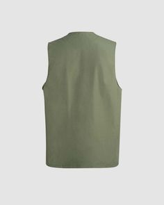 Details: Utility vest with front belt and pocket designTopLength: NormalSleeveLength: Sleeveless Materials:95% Polyester + 5% Spandex Military Style Sleeveless Vest With Cargo Pockets, Khaki Military Vest With Side Pockets, Military Sleeveless Vest With Pockets, Military Style Sleeveless Vest With Pockets, Outdoor Sleeveless Cargo Vest, Sleeveless Vest With Side Pockets For Outdoor Activities, Sleeveless Vest With Cargo Pockets For Outdoor Activities, Sleeveless Cargo Vest For Outdoor Activities, Casual Workwear Vest With Cargo Pockets