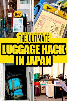 the ultimate guide to luggage hacks in japan, including suitcases and other things