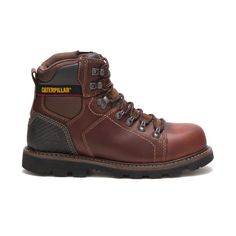 PRICES MAY VARY. Slip Resistant Outsole Electrical Hazard rated. Genuine Leather uppers Lace up Work boot Cat Boots, Steel Toe Work Boots, Work Boots Men, Work Boot, Slip And Fall, Comfortable Boots, Comfort Wear, Chunky Sneakers, Goodyear Welt