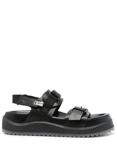 black lambskin smooth grain logo patch to the side open toe buckle-strap fastening front touch-strap fastening ankle touch-strap fastening branded footbed platform sole rubber outsole Platform Sandals Black, Leather Platform Sandals, Sandals Black, Platform Sandals, Black Sandals, Patch Logo, Open Toe, Shoes Sandals, Grain