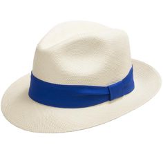 Havana Retro is a modern fedora with a blocked teardrop crown and features a medium-sized brim, breathable sweatband, and comes in classic color grosgrain hatband or leather hatband. The brim contains a wire to hold its shape. This item is a genuine Panama hat handwoven in Ecuador. Material: 100% Toquilla StrawBrim: 2 1/8" snapCrown: 4 1/4" teardropHatband: 1 1/2" grosgrain or 1" suede leatherClimate: Sun Handwoven in Ecuador. Finished in the US. Measurements are approximate, this is a handwoven Spring Panama Hat With Adjustable Fit And Short Brim, Adjustable Flat Brim Straw Hat, Classic Adjustable Fedora Sun Hat, Classic Fedora Sun Hat With Adjustable Fit, Adjustable Flat Bill Panama Hat For Kentucky Derby, Adjustable Flat Bill Fedora For Travel, Blue Flat Brim Panama Hat For Kentucky Derby, Blue Fedora Hat For Travel, Classic Wide Brim Fedora With Adjustable Fit