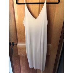 Sexy Nude/Sheer Dress. Fits Like A Medium. Spring V-neck Bodycon Slip Dress, Beige V-neck Slip Dress For Summer, Beige Mini Slip Dress For Summer, Beige Slip Dress With Spaghetti Straps For Summer, Cream Midi Sundress With Spaghetti Straps, Cream Sundress With Spaghetti Straps, Spring Bodycon Slip Dress With V-neck, Bodycon V-neck Slip Dress For Spring, V-neck Bodycon Slip Dress For Spring