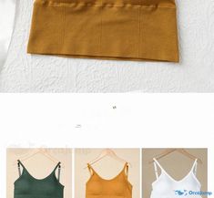 Orcajump - Slimming Camisole with Built-in Chest Pad - Versatile Strap Tank Top for Tummy Control and Back Support Seamless Spaghetti Strap Summer Tops, Summer Cami Top With Seamless Design, Yellow Sleeveless Crop Top With Built-in Bra, Summer Seamless Camisole Top, Casual Tops With Seamless Design And Tank Straps, Yellow Stretch Top With Built-in Bra, Yellow Sleeveless Seamless Crop Top, Yellow Fitted Tank Top With Straps, Casual Yellow Tops With Built-in Bra