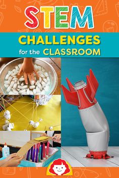 STEM education is a wonderful addition to your classroom curriculum and provides hands-on learning experiences so that children can make connections between their learning and the world around them. STEM challenges allow students the freedom to test and refine their designs, giving them the opportunity to learn and understand more through failure. Check out these STEM challenges for the classroom! #stem #stemchallenge #blubberglove #stembridge #evanmoor 2nd Grade Stem Challenges, Quick Stem Challenges Middle School, Low Prep Stem Challenges, Tent Stem Challenge, Stem Bridge Building Challenge, Homeschool Stem, Science Skills, Stem Education