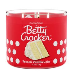 betty crocker french vanilla cake candle