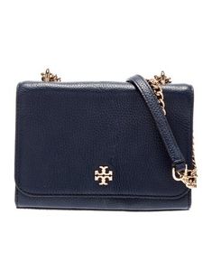 Tory Burch MinaudièreBlue LeatherGold-Tone HardwareChain-Link Handle & Chain-Link Shoulder StrapChain-Link Accents & Single Exterior PocketLogo Jacquard Lining & Single Interior Pocket with Card SlotsSnap Closure at FrontUnfortunately, due to restrictions, this item may not be eligible for shipping in all areas. Belt Shop, Designer Gifts, Bag Handle, Christian Louboutin Shoes, Gifts For Teens, Sweater Accessories, Handbags On Sale, Sneakers For Sale, Accessories Shop