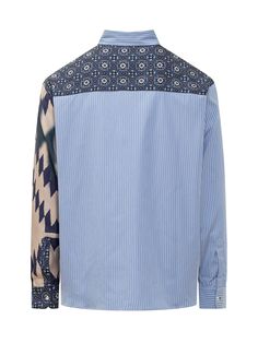 Blue silk shirt with long sleeves. Classic collar. Patch pocket on the chest. Button fastening. Cuffs with buttons. Patterned print.Composition: 69% Cotton, 31% Silk Blue Silk Shirt, Burberry Hat, Gorgeous Bags, Blue Silk, Silk Shirt, Stripe Print, Luxury Boutique, Patch Pocket, Shoe Laces