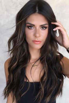 Brown Hair Cuts, Blond Ombre, Brown Hair Dye, Brown Hair Color, Hair Color Light Brown, Brown Hair Balayage, Long Dark Hair, Dark Brown Hair Color, Brown Blonde Hair