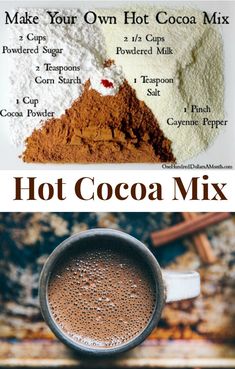 how to make your own hot cocoa mix