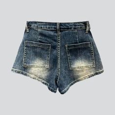 Bring out the edgy vibe this summer with our 2023 Summer Collection of dark retro denim shorts. Crafted with a mid-waist shape and zipper & button closure. these shorts will make you feel confident and stylish for any occasion.What Makes These Shorts Special? Street Style: With a retro-meets-trendy design. these shorts embody today's spirited modern pulse. Vintage Appeal: The shorts boast a ageless look with a vintage allure. Straight Fit: Perfect for any body type. the mid-rise shape of these s Trendy High-waisted Jean Shorts With Pockets, Dark Wash Jean Shorts With Built-in Shorts, Edgy Jean Shorts With Belt Loops, Trendy Short Jean Shorts With Belt Loops, High-waisted Jean Shorts With Pockets, Mid-rise Denim Blue Jean Shorts With Belt Loops, Dark Wash Shorts With Pockets For Summer, Trendy Cutoff Shorts With Belt Loops, Summer Streetwear Shorts With Belt Loops