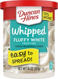 duncan's whipped fluffy white frosting