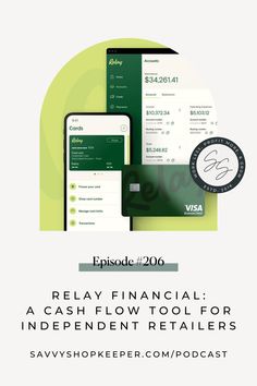 the cash flow tool for independent retail retailers with text that reads, relax financial a cash flow tool for independent retail sellers