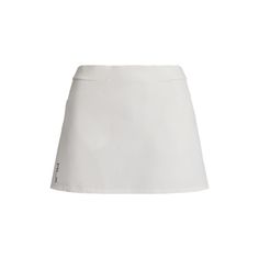 Designed for superior comfort and mobility this performance-driven skort is crafted from four-way-stretch fabric with moisture-wicking properties. It features a pleated construction at the back and is finished with our signature “RLX” logo at the hem. White 4-way Stretch Tennis Skort, White Short Elastane Skort, Functional Tennis Skirt With Go-dry Technology, Functional Go-dry Tennis Skirt, Fitted Functional White Tennis Skirt, Sporty Skort With 4-way Stretch, White Go-dry Skort, White Swim Skirt For Sports, Ralph Lauren Fitted Skirt