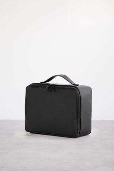 Beis Travel | The Cosmetic Case in Black – Béis Everyday Black Rectangular Cosmetic And Toiletry Storage, Black Cosmetic And Toiletry Storage For On-the-go, Modern Rectangular Cosmetic And Toiletry Storage For Daily Use, Black Rectangular Cosmetic Storage Bag, Modern Rectangular Cosmetic Bag For Organization, Black Portable Rectangular Cosmetic Storage, Portable Black Rectangular Cosmetic Storage, Portable Rectangular Case For Cosmetic And Toiletry Storage, Modern Rectangular Cosmetic Bag