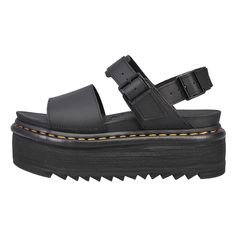 PRICES MAY VARY. Adjustable straps For half sizes, we recommend going down a size Soft, molded footbed, Welt stitching and grooved edges, Adjustable buckle straps EVA sole Our Voss sandal. Now even louder. Standing on a towering Quad sole and constructed from Hydro leather with two adjustable straps for a comfortable fit. Kitted out with black hardware, the platform sandals finished with our standout yellow stitching. Synthetic Double Strap Wedge Sandals, Black Leather Double Strap Wedge Sandals, Black Leather Sport Sandals With Strap, Black Leather Strap Sport Sandals, Black Slides With Adjustable Strap, Black Synthetic Double Strap Footbed Sandals, Black Footbed Sandals With Adjustable Strap And Round Toe, Black Double Strap Footbed Sandals With Adjustable Strap, Black Sport Sandals With Platform And Double Strap