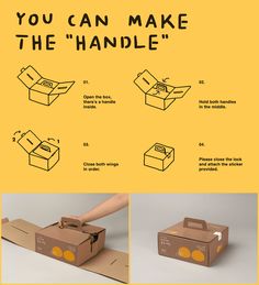 the instructions for how to make an origami box that is open and closed