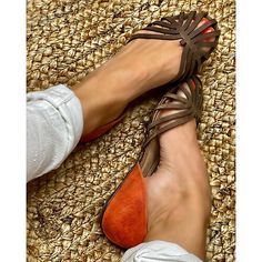 Category:Sandals; Upper Materials:PU; Season:Summer; Heel Type:Flat Heel; Gender:Women's; Size Suggestion:standard size, select your usual size; Activity:Walking; Toe Shape:Round Toe; Style:Vintage,Preppy; Heel Height(inch):<1; Outsole Materials:Rubber; Occasion:Daily; Closure Type:Loafer; Pattern:Contrast Color; Listing Date:05/15/2024; Foot Length:; Foot Width:; SizeChart1_ID:2:186490; Heel Height:Flat Chic Flats, Vintage Preppy, Minimalist Shoes, Block Design, Women's Sandals, Bold Colors, Blue Orange, Comfortable Shoes, Contrasting Colors