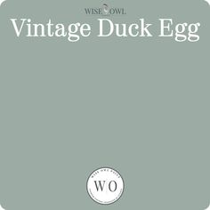 an old book cover with the words vintage duck egg